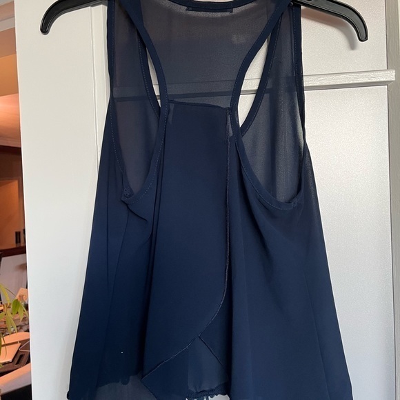 Papaya Sheer Open‎ Back Crop Tank Size S - Picture 3 of 6